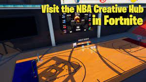 Fortnite में NBA क्रिएटिव हब