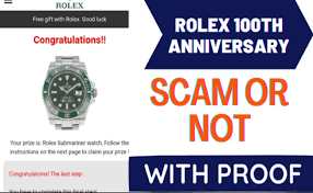 Golpe do aniversário de 100 anos da Rolex