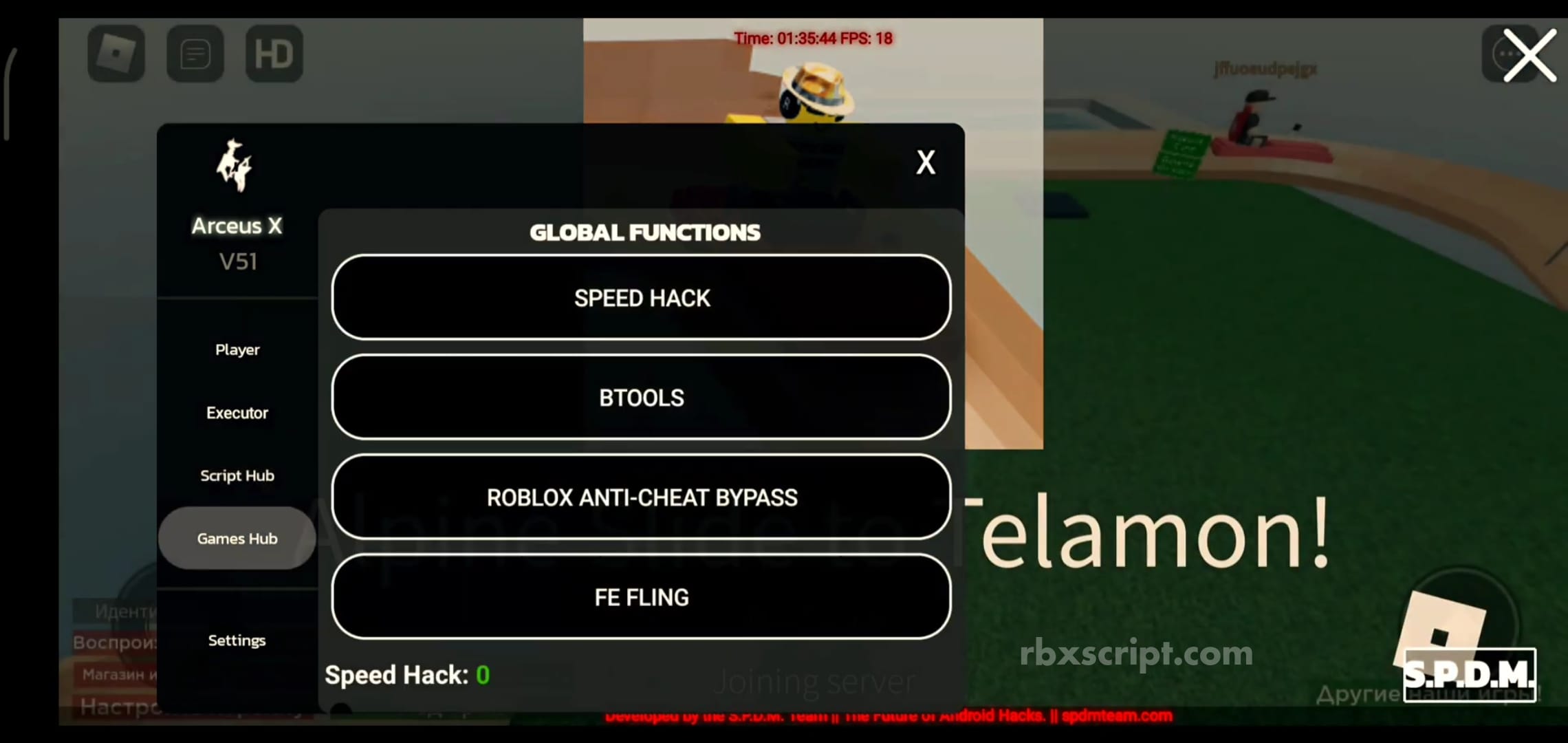 Roblox 2.1.3 Arceus X APK