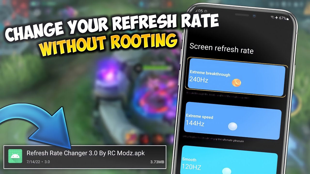 APK Refresh Rate Changer
