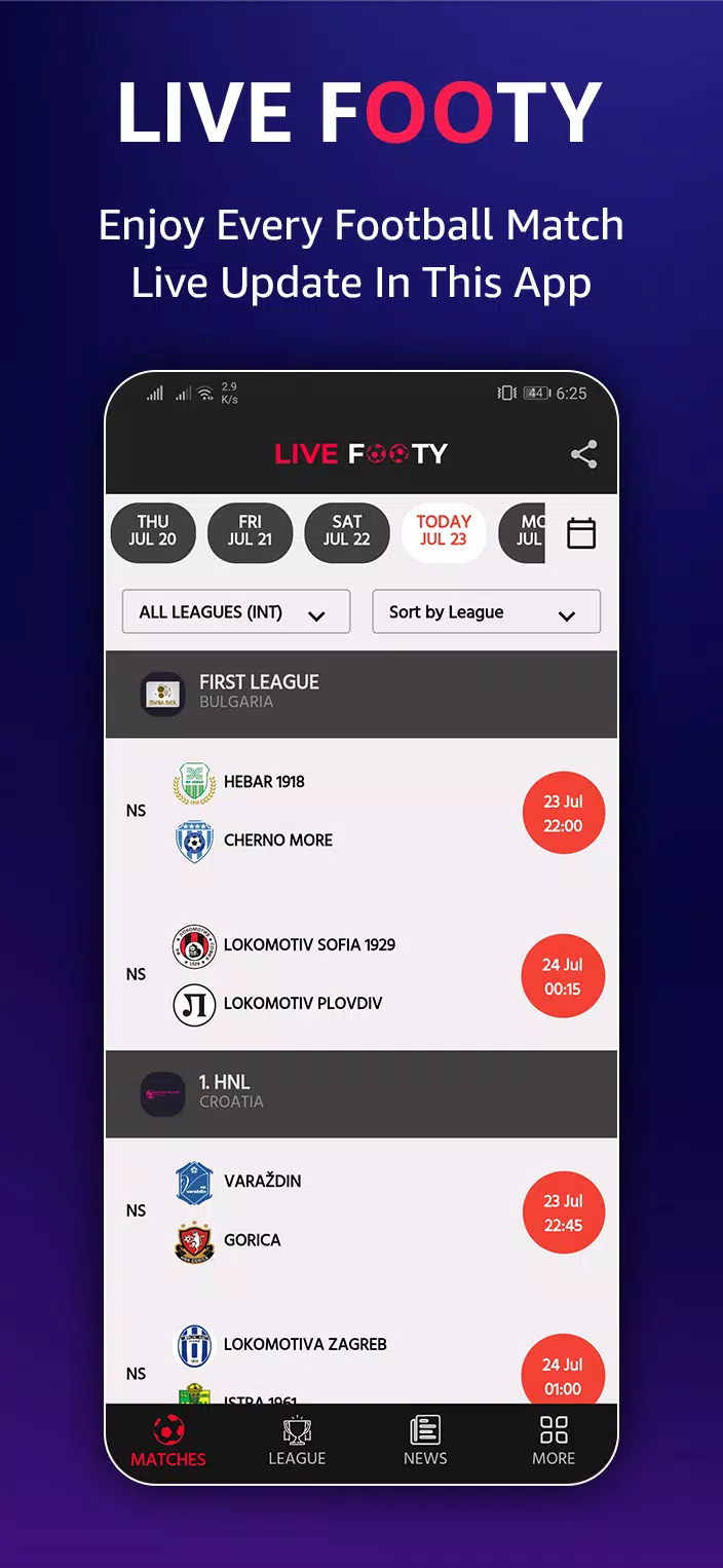 LiveFooty Apk