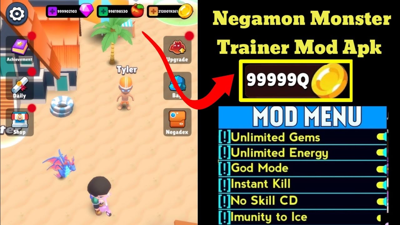 Negamon Monster Trainer Mod APK