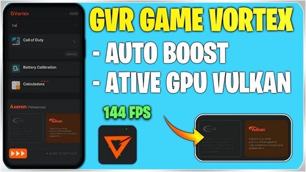 GVR Game Booster App